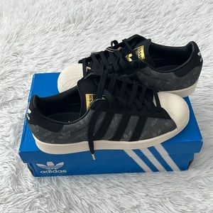 New Adidas superstar Denim Atmos Pack Grey GW3470 size 7.5